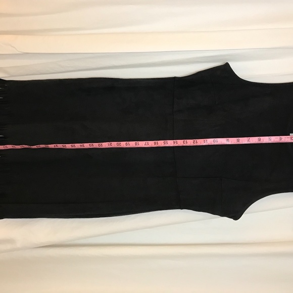 SOLD - Dex - Faux Suede Fringe Bottom Dress - Picture 9 of 10
